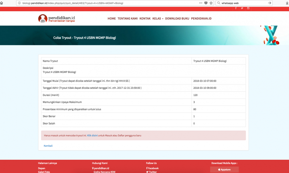 Pendidikan perdagangan online gratis