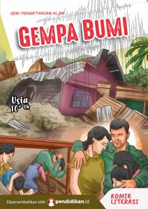 indonesia rawan gempa bumi komik edukasi