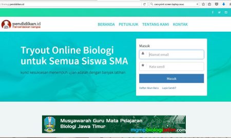 tryout online akbar tingkat SMA Jawa timur