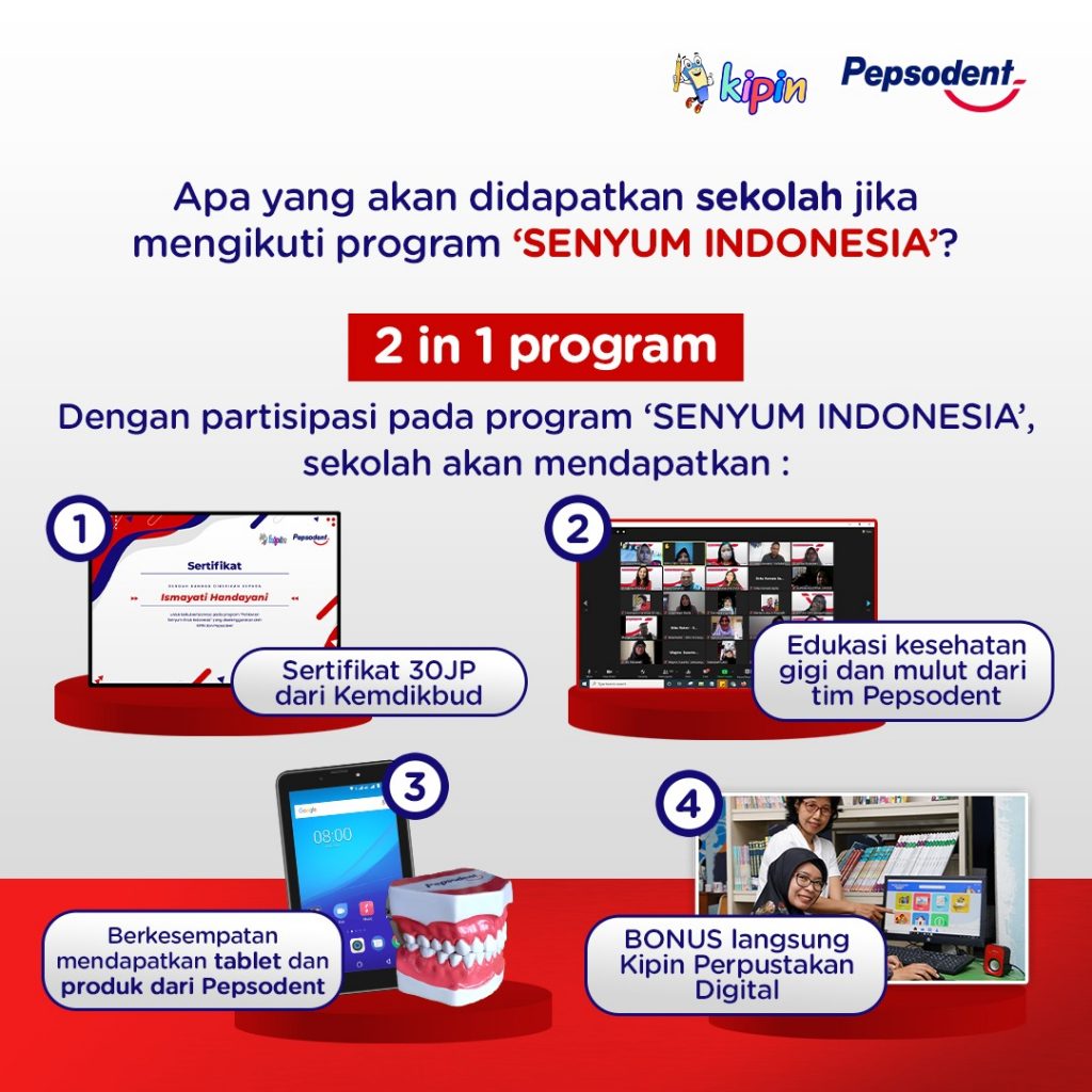 Reward Program Senyum Indonesia Kipin dan Pepsodent