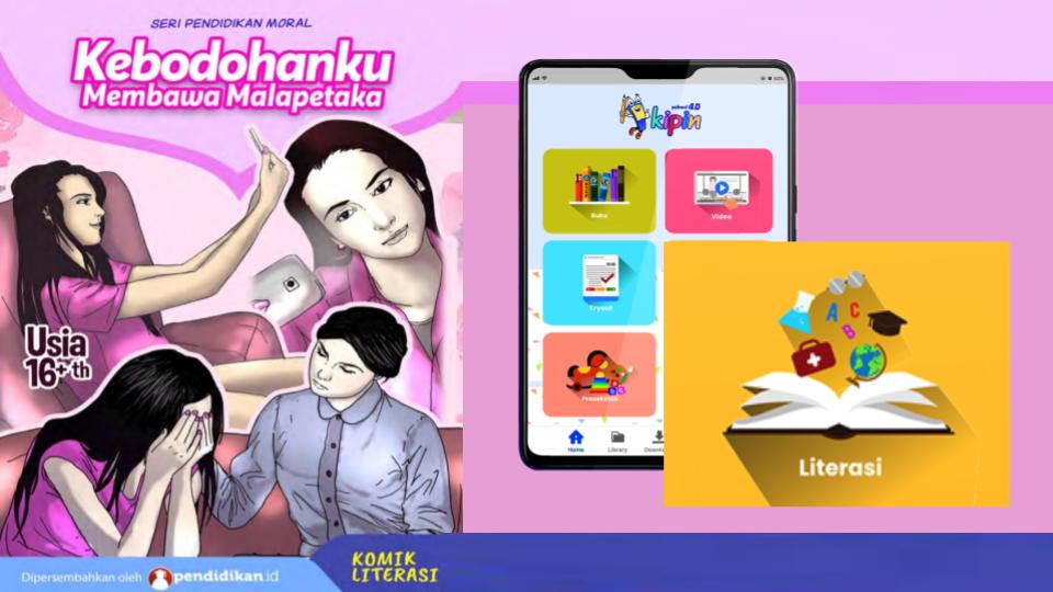 Cerdas dan Bijak Berselancar di Internet karena Komik Pendidikan Kipin