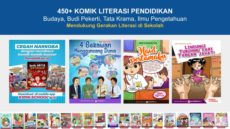 Komik Literasi Pendidikan Kipin