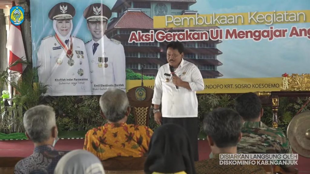 Bupati Kabupaten Nganjuk pada pembukaan GUIM 2023