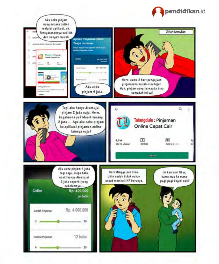 Sadari ‘perangkap Pinjaman Online Bersama Komik Literasi Kumpulan