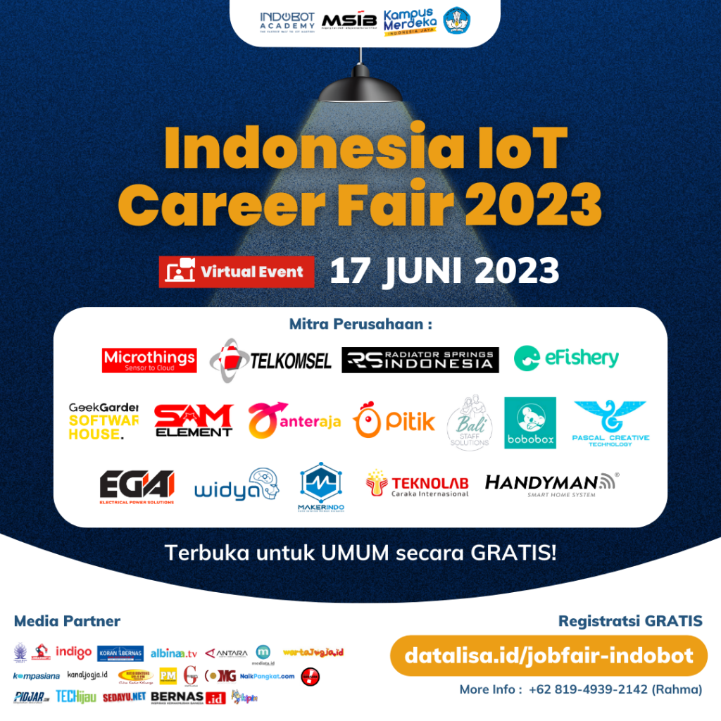 Indonesia IoT Career Fair, media partner Kipin