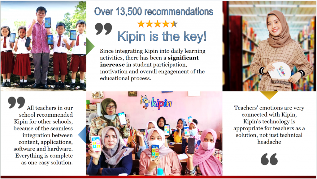 Kipin is the key for all schools in Indonesia succeed school digitalization