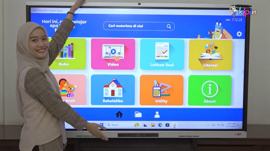 Kipin for education with smartscreen