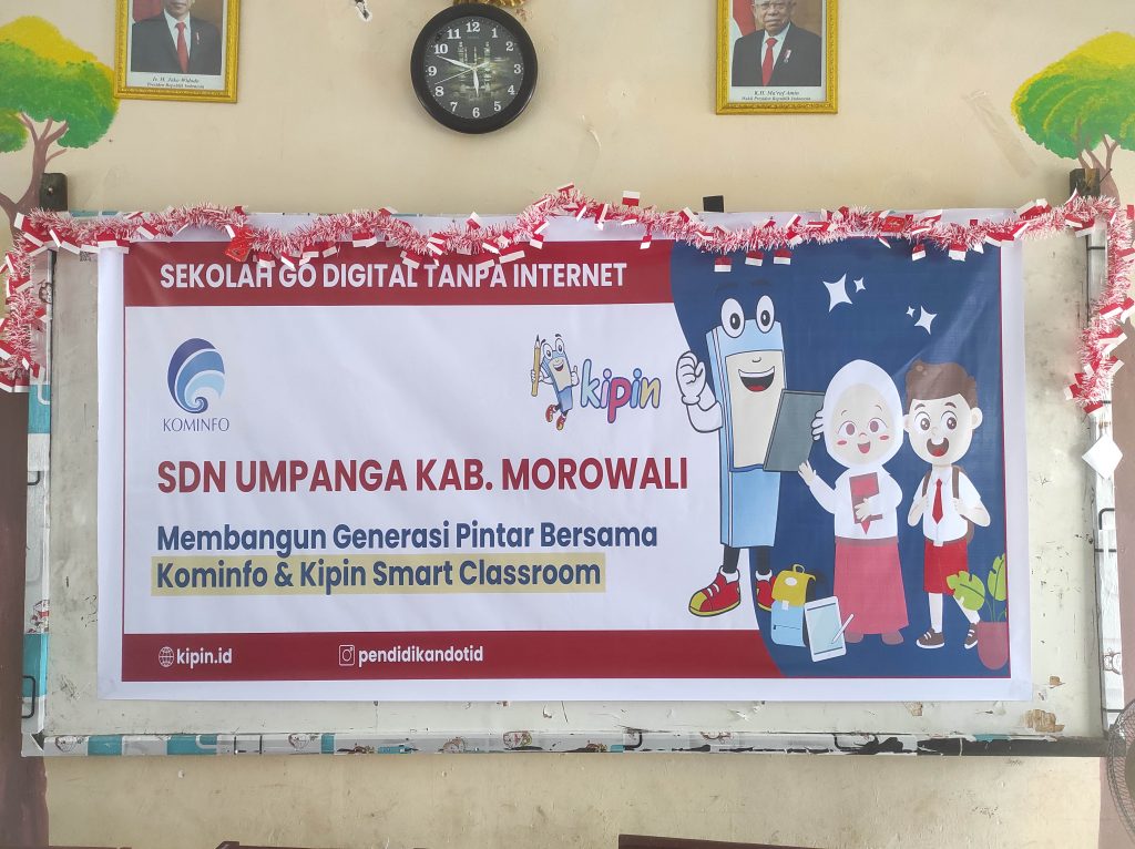 Kipin Classroom SDN Umpanga Morowali Pelatihan