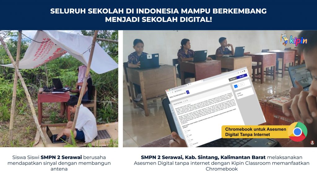 Infrastruktur internet menjadi kendala melaksanakan digitalisasi pembelajaran