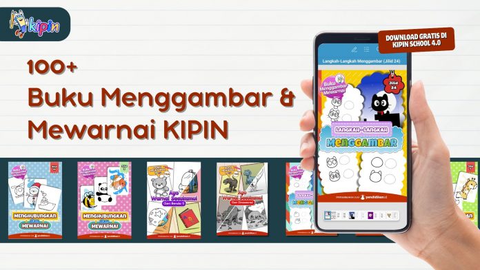 100 Buku Menggambar dan Mewarnai KIPIN