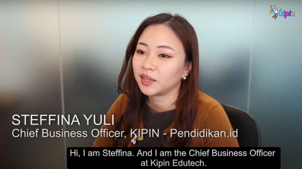 Steffina Yuli, Chief Business Officer KIPIN mengenai upaya menuju generasi emas Indonesia