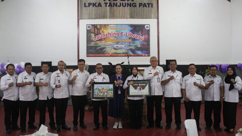 Launching E-Library LPKA Kelas II Kupang bersama Q-Vici