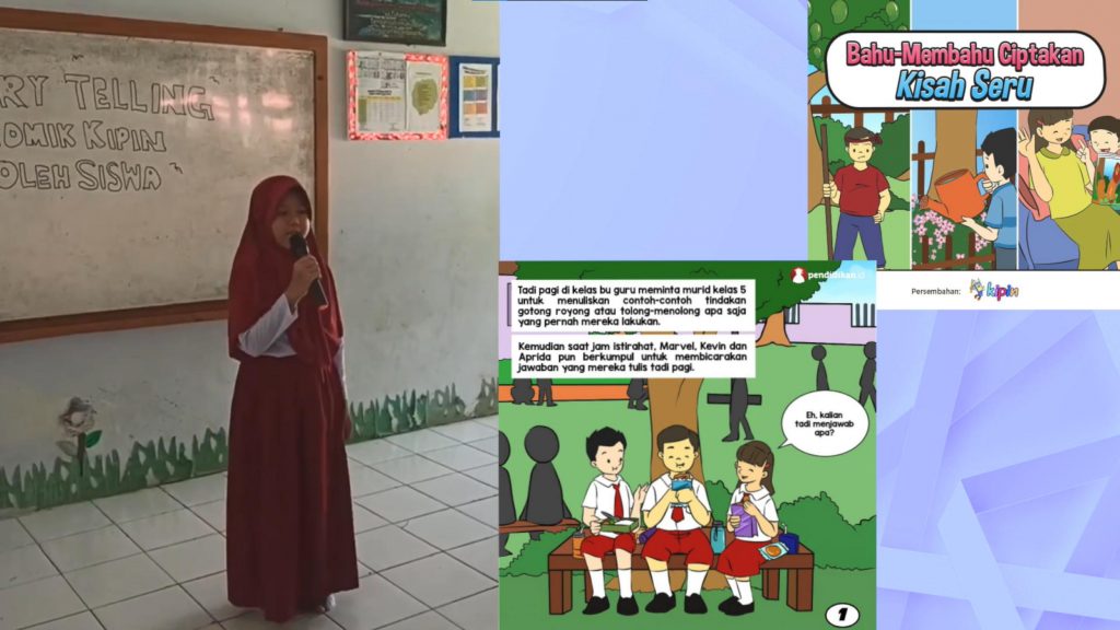 Story Telling Sebagai Pembelajaran Memanfaatkan Komik Edukasi di SD Negeri 244 Lawo- Soppeng- Sulsel