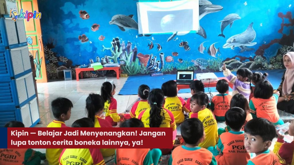Utilization of Kipin educational videos at PGRI 2 Nguling Kindergarten, Pasuruan Regency