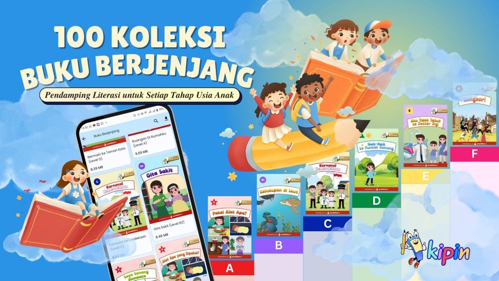 100 Koleksi Buku Berjenjang Kipin
