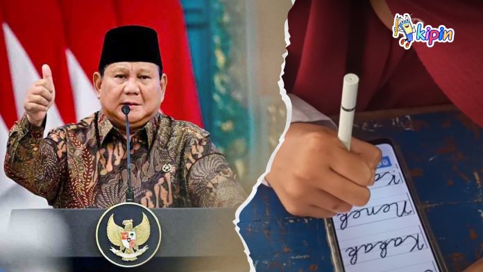 Kipin Dukung Gagasan Presiden Prabowo Kembalikan Semangat Menulis Halus Lewat Seri Aku Bisa Menulis Presiden Prabowo: Presiden Prabowo Subianto saat berpidato pada Sidang Kabinet Paripurna yang berlangsung di Istana Negara, Jakarta.(Istimewa/Setneg RI).