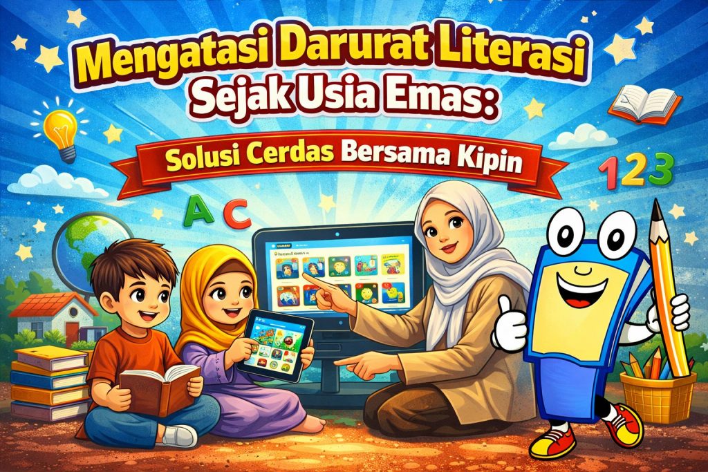 Ilustrasi Mengatasi Darurat Literasi Sejak Usia Emas dengan Solusi Cerdas 
