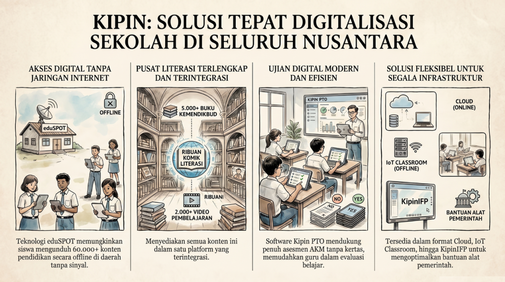Solusi Paling Tepat dan Strategis untuk Digitalisasi 300.000 Sekolah di Seluruh Indonesia