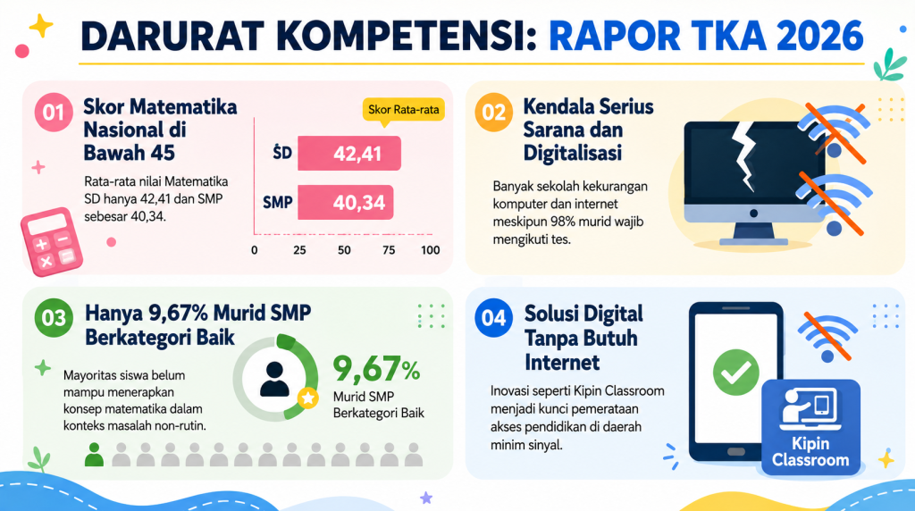 Infografis Rapor TKA 2026 Anak Indonesia