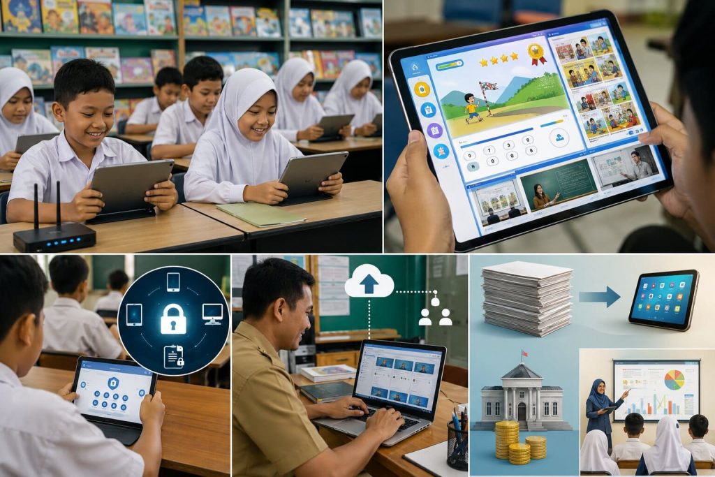 Ilustrasi Transformasi Mutu Pendidikan Daerah dengan Digitalisasi Tanpa Internet Melalui Teknologi Pendidikan Kipin