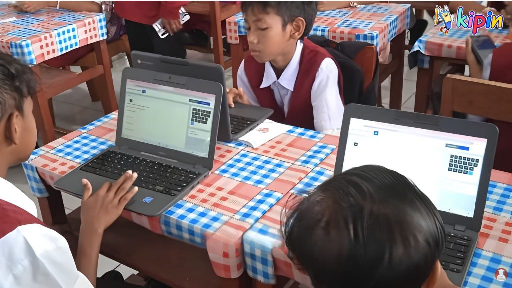 Pelaksanaan Evaluasi Digital di SD Inpres Ohoijang, Kei Kecil - Maluku Tenggara
