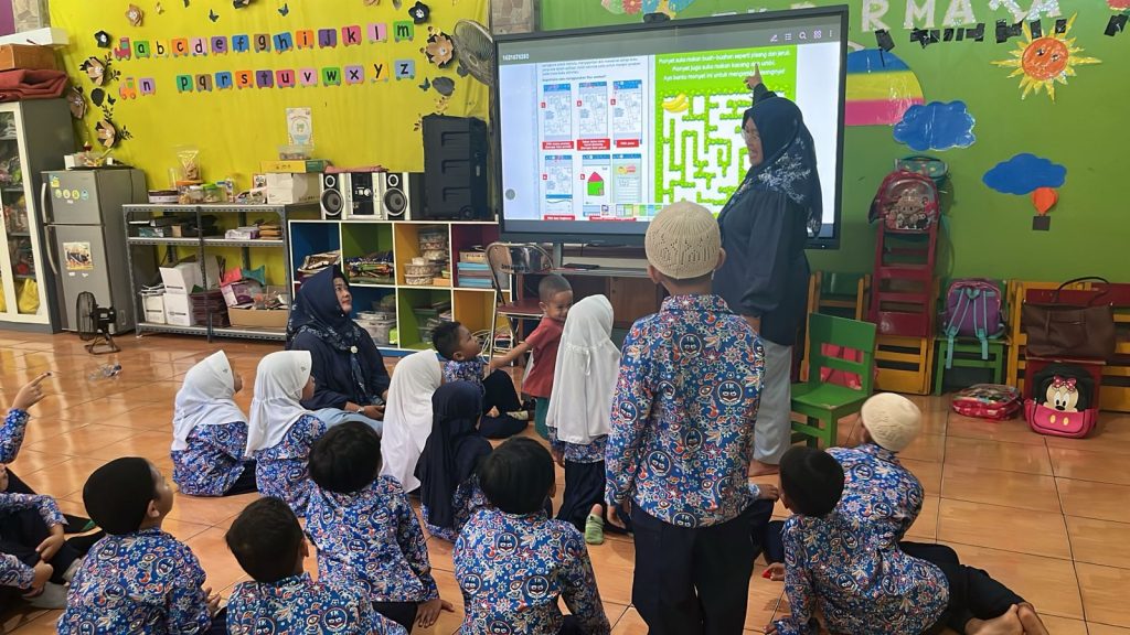 KBM Dengan KipinIFP PAUD di TK Permata, Kota Surabaya