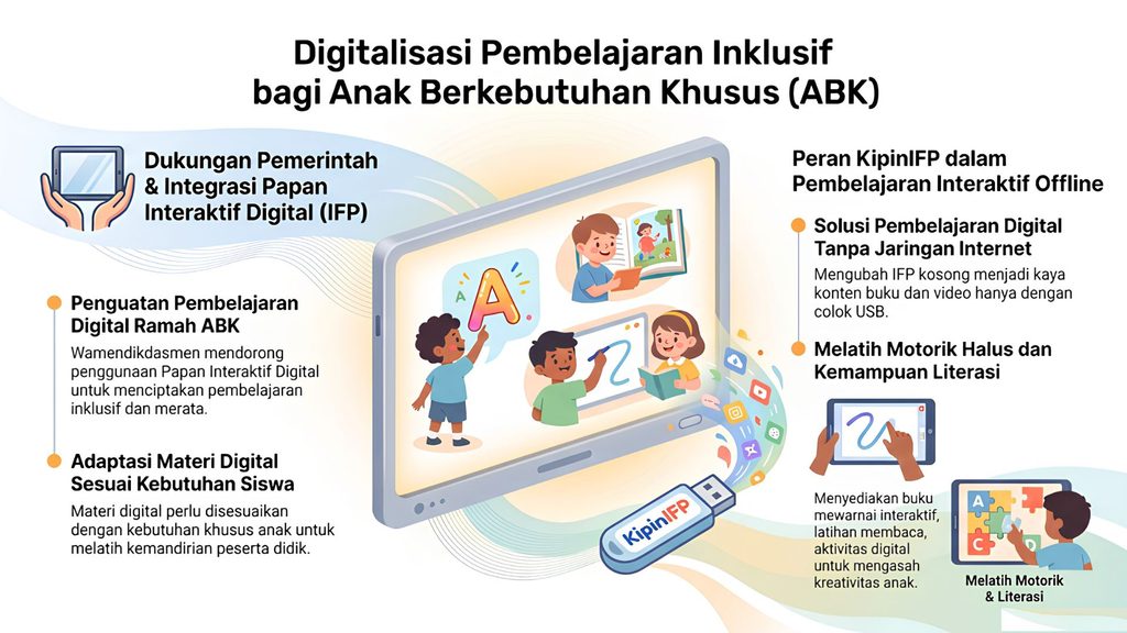 Digitalisasi Pembelajaran Inklusif bagi Anak Berkebutuhan Khusus