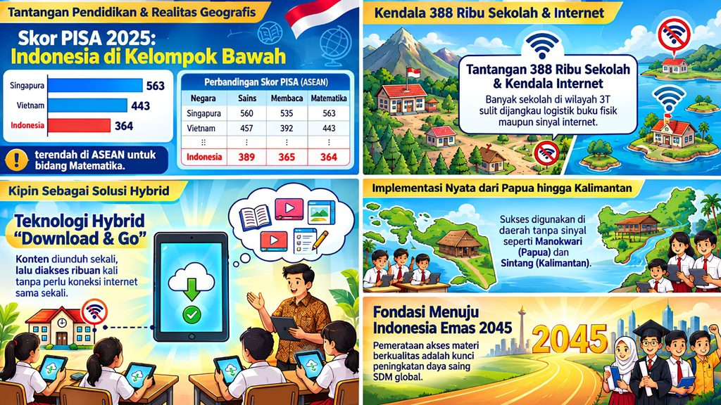 Infografis Solusi Wujudkan Indonesia Emas 2045