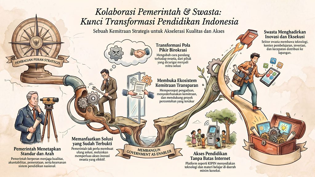 Infografis Kunci Transformasi Pendidikan Indonesia