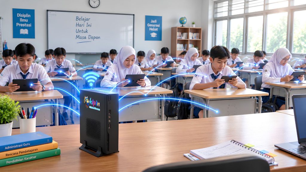 Digitalisasi Pendidikan Tanpa Internet dengan Kipin untuk Seluruh Sekolah di Indonesia