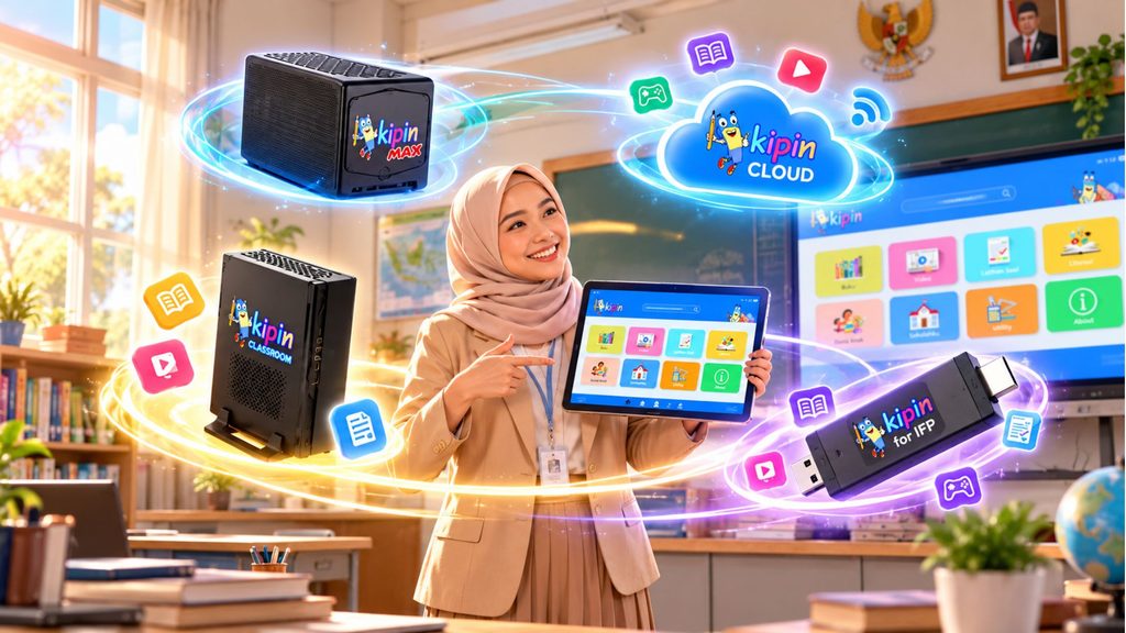 Ilustrasi Kipin Sebagai Solusi Tepat dan Peluang Investasi Emas Dukung Transformasi Pembelajaran Digital di Indonesia